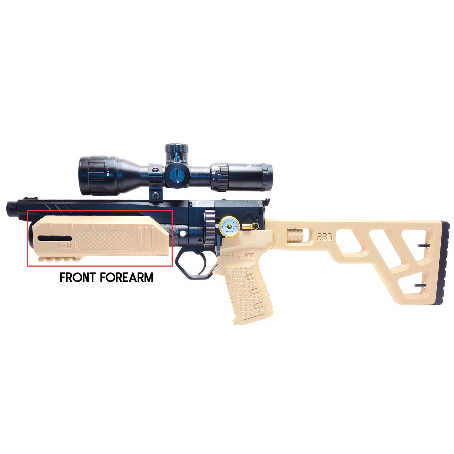 Huben Gk1 Front Forearm | Bravo3D