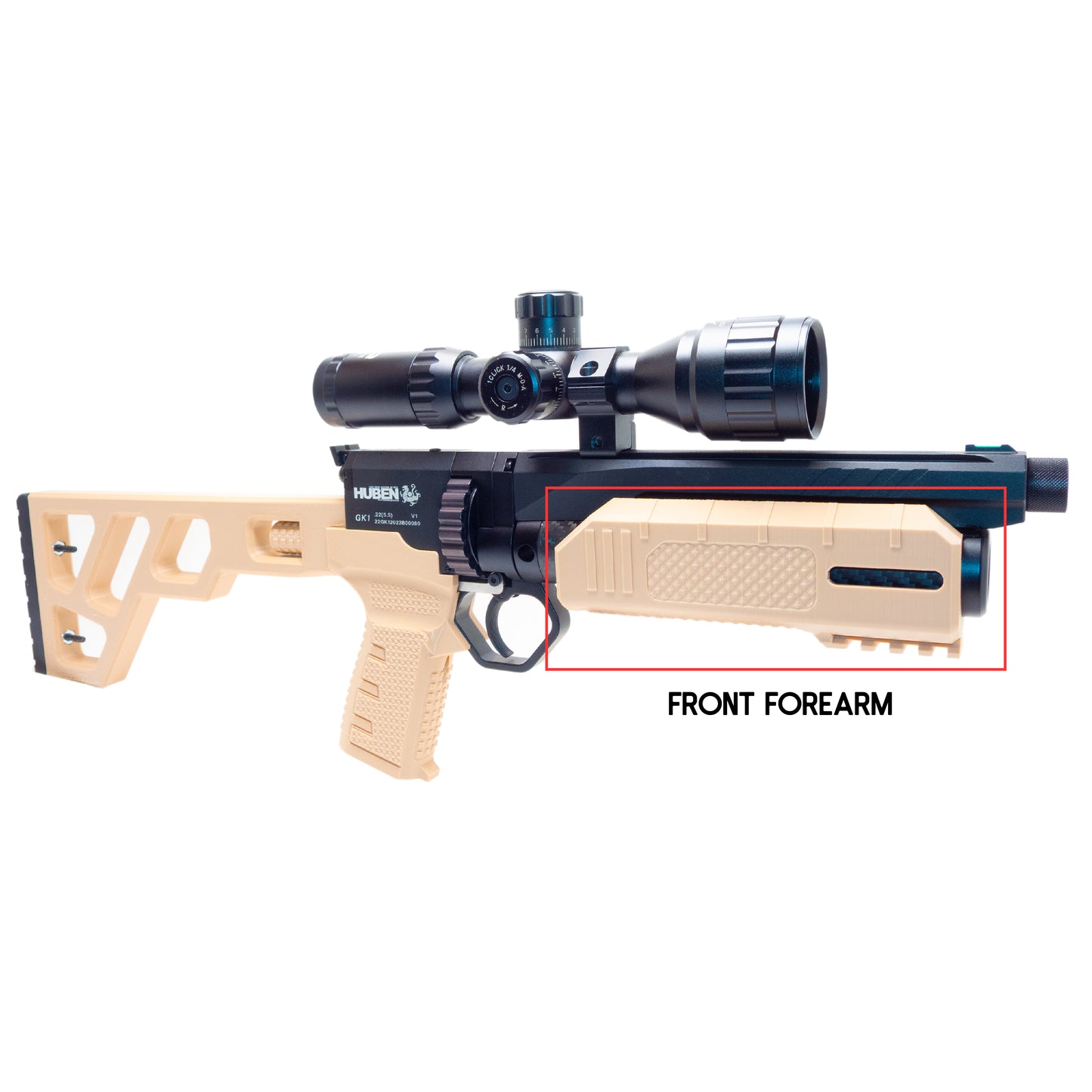 Huben Gk1 Front Forearm | Bravo3D