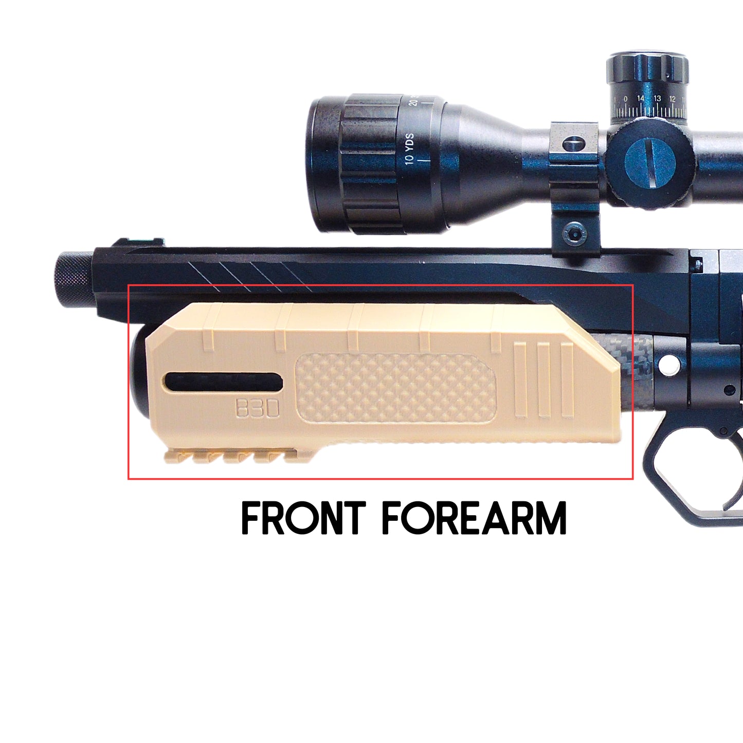 Huben Gk1 Front Forearm | Bravo3D