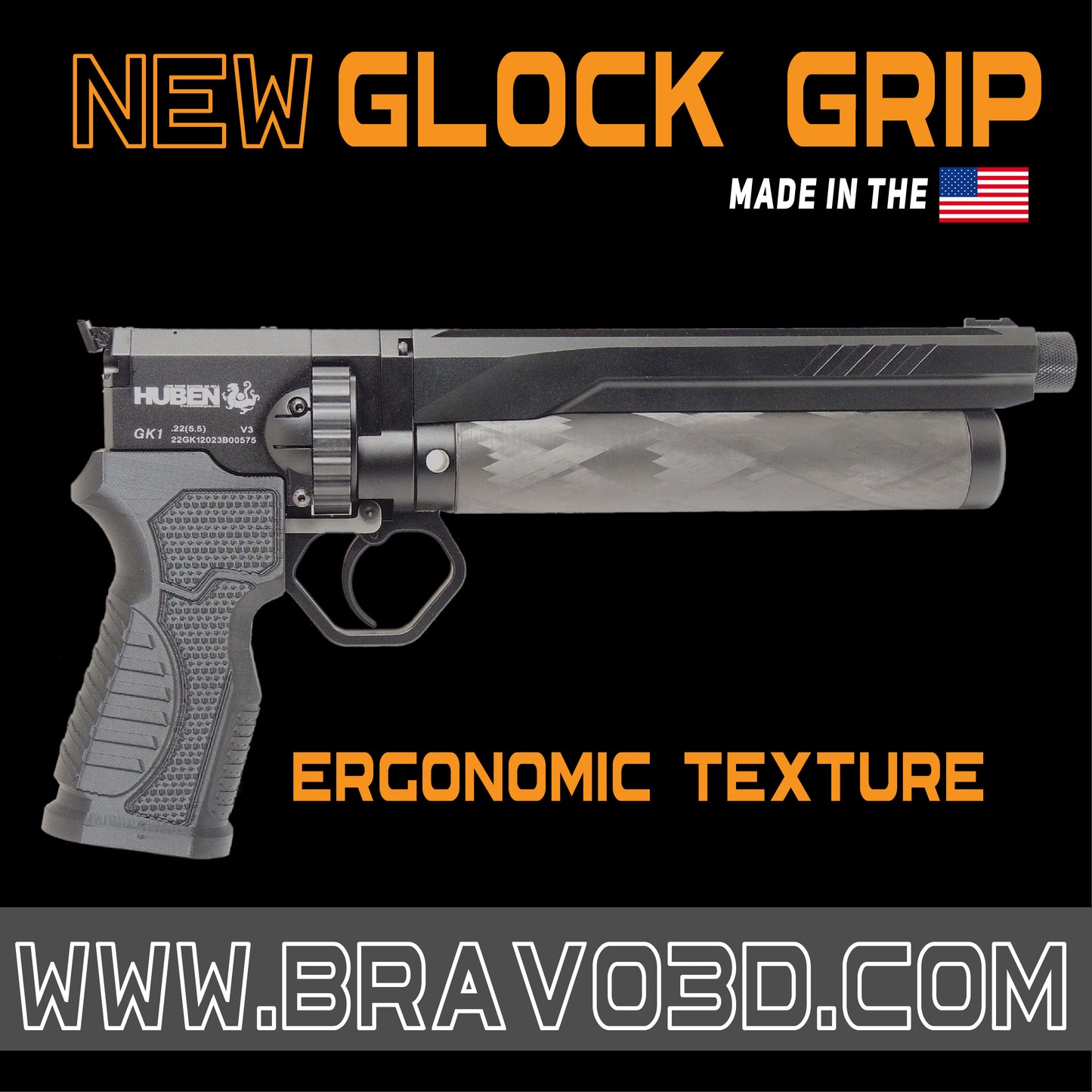 HUBEN GK1 GLOCK STYLE GRIP