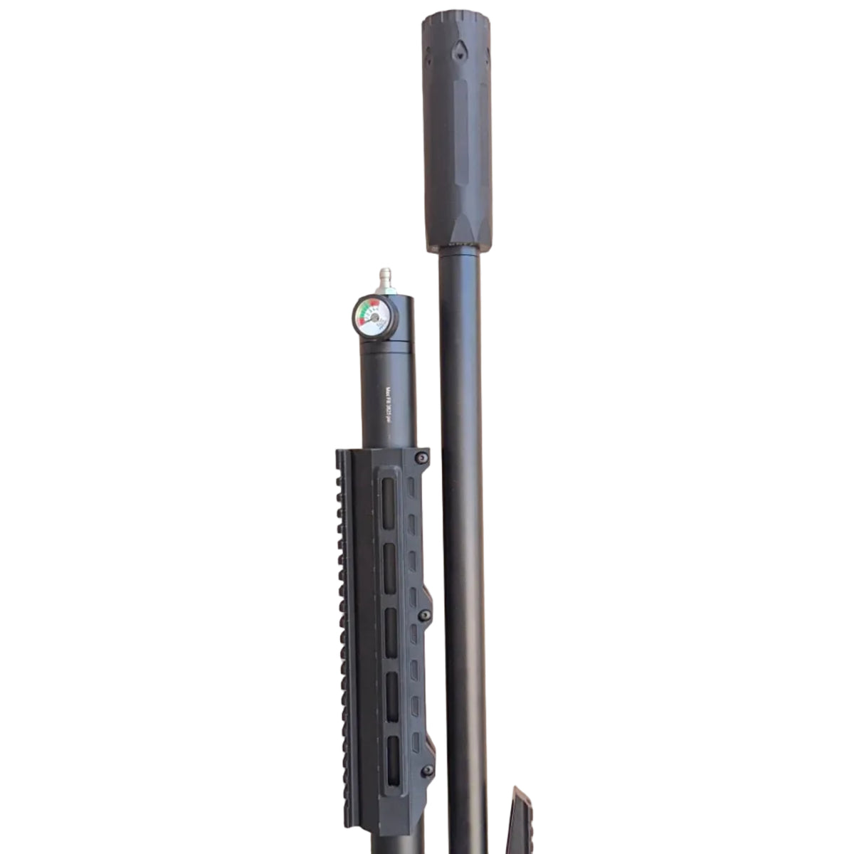 Bravo3D MANTIS flow-through moderator with side and front venting
