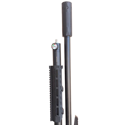 Bravo3D MANTIS flow-through moderator with side and front venting
