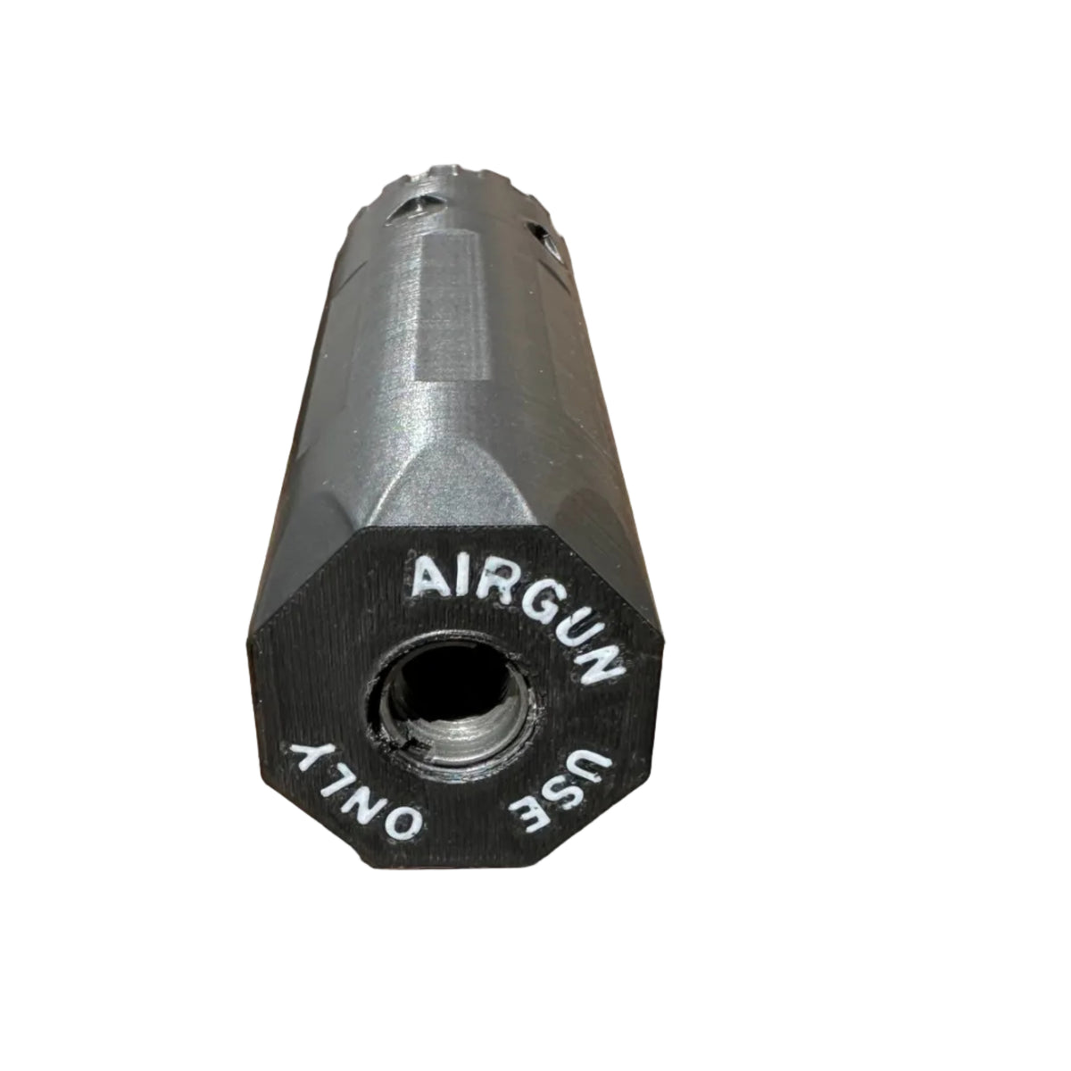 MANTIS airgun moderator with metal 1/2-20 threaded insert
