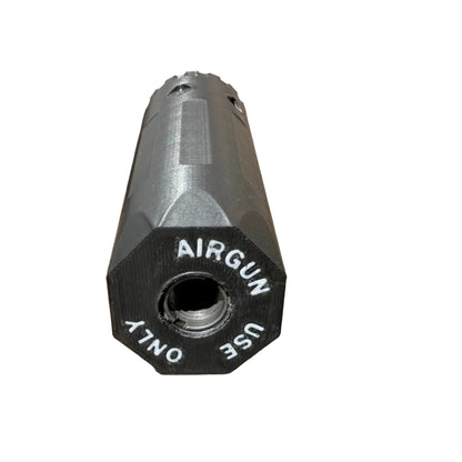 MANTIS airgun moderator with metal 1/2-20 threaded insert
